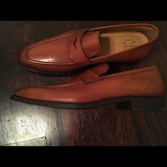 🔆 ITALIAN HANDCRAFTED LEATHER LOAFER COGNAC - Picture 7 of 7
